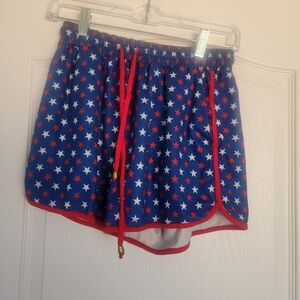 Jess Lea Patriotic Star Women's Shorts  Size M Euc